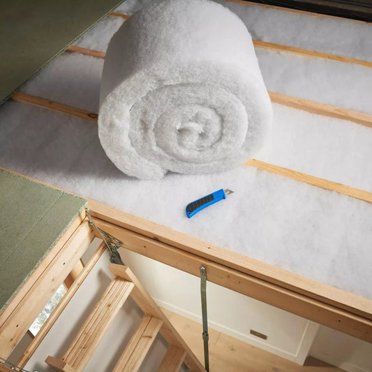 370mm Width - Eco Friendly Itch Free Thermal Insulation Roll - 8m / 50mm
